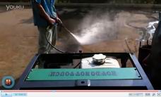 Demo video of hot water high pressure washer 4000PSI